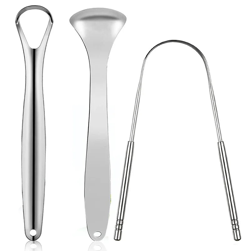 stainless steel tongue scraper