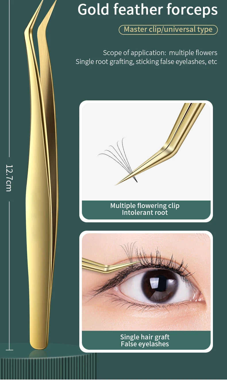 Anti-static Straight Eyelash Extension Tweezers