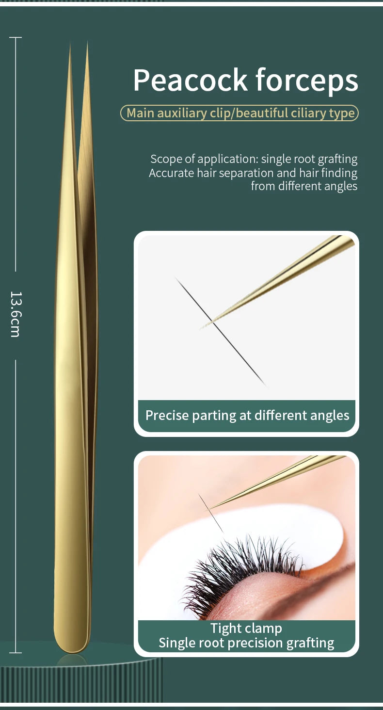 Anti-static Straight Eyelash Extension Tweezers