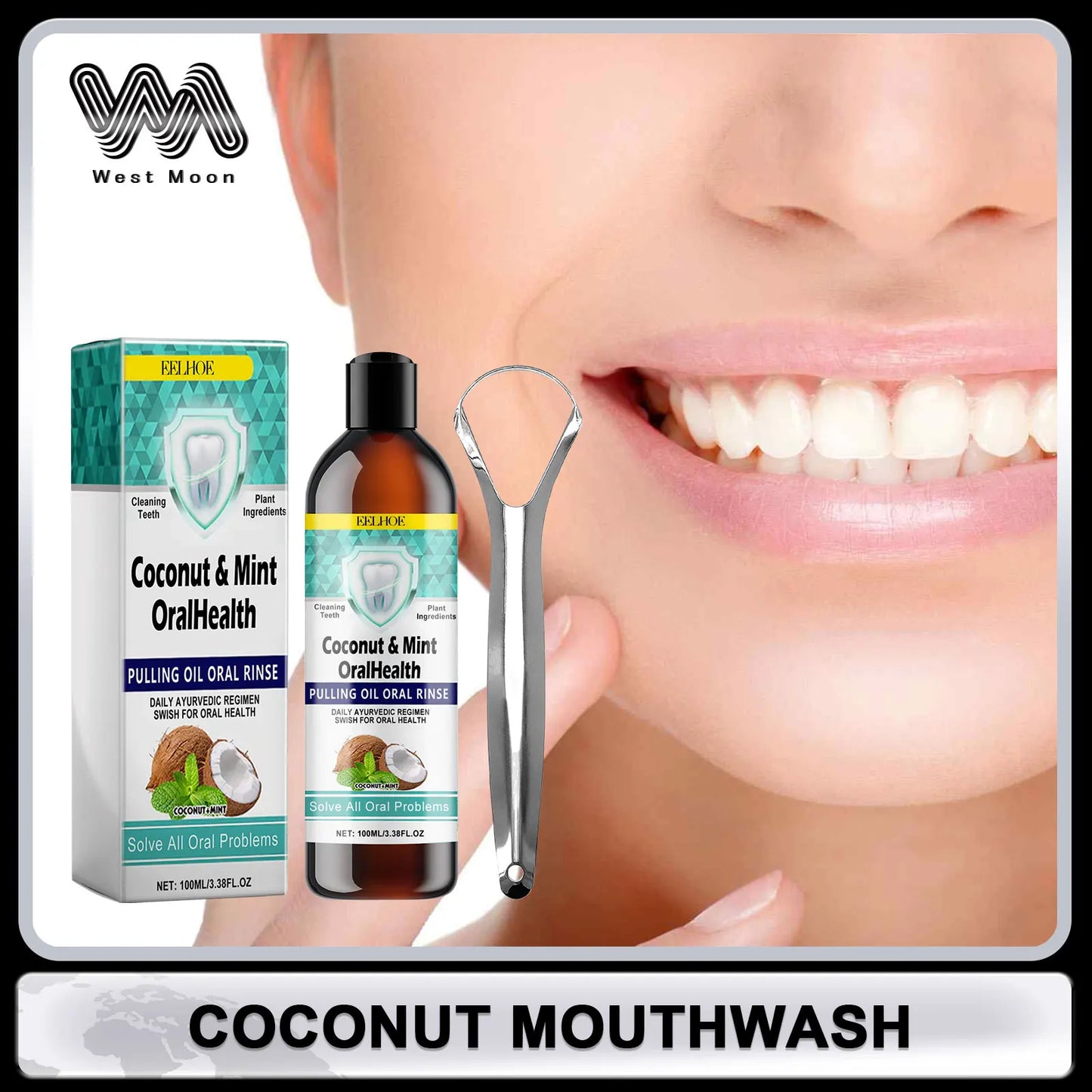 Coconut Mint Pulling Oil Mouthwash